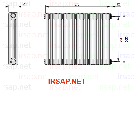 Радиатор IRSAP Tesi 31200/15 T30 CL 01
